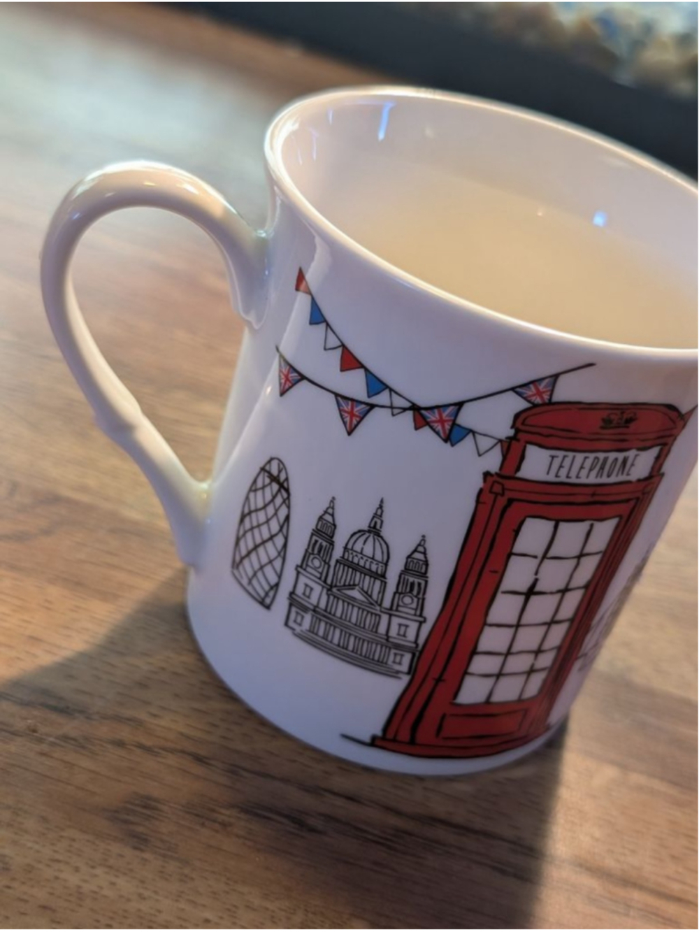 Elgate Products Ltd. London Landmark White Red Mug Phone booth